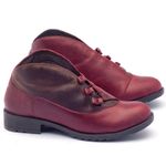Laranja_Lima_Shoes_Sapatos_Femininos_Bota_Cano_Curto_em_Couro_Vinho_-_Codigo_-_56130_1