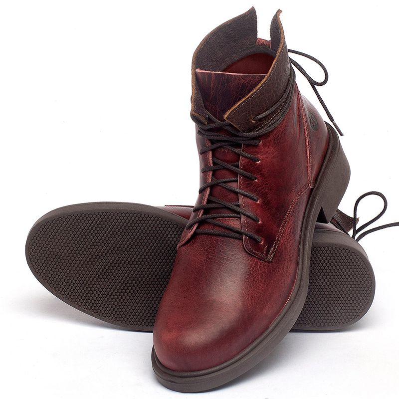 Laranja_Lima_Shoes_Sapatos_Femininos_Bota_Cano_Curto_Salto_de_3_cm_em_Couro_Vermelho_-_Codigo_-_137317_2