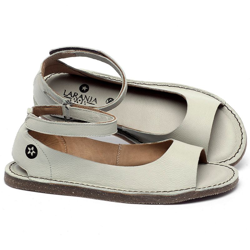 Laranja_Lima_Shoes_Sapatos_Femininos_Sandalia_Rasteira_Flat_em_Couro_Off-White_-_Codigo_-_141158_1