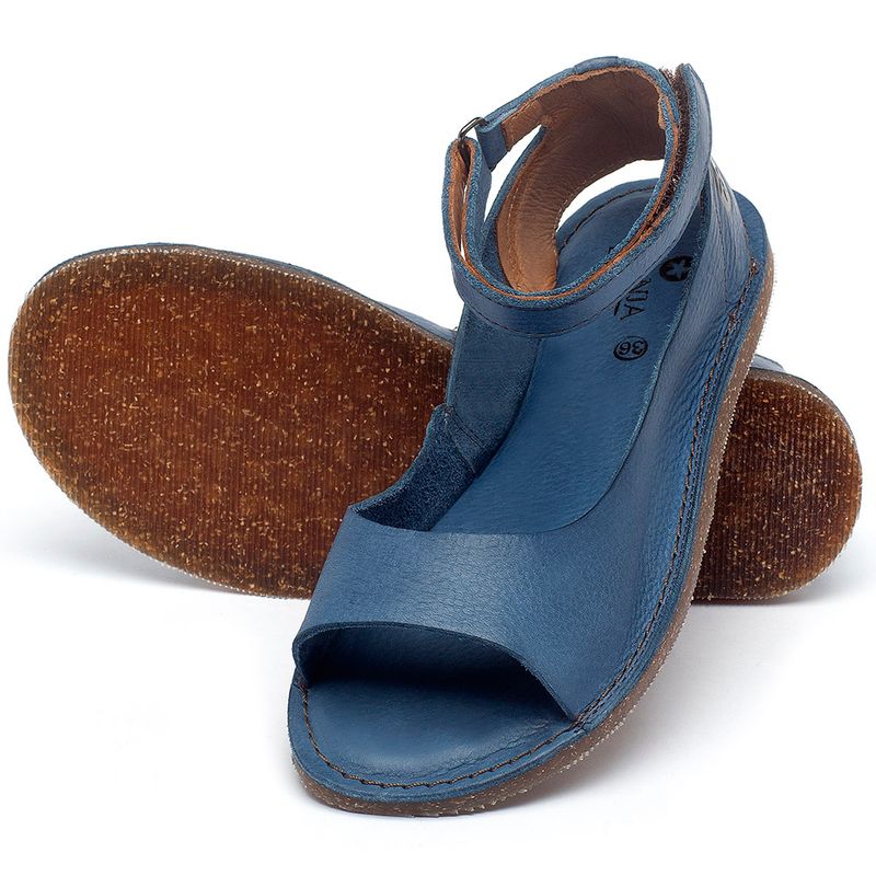 Laranja_Lima_Shoes_Sapatos_Femininos_Sandalia_Rasteira_Flat_em_Couro_Azul_-_Codigo_-_141158_2