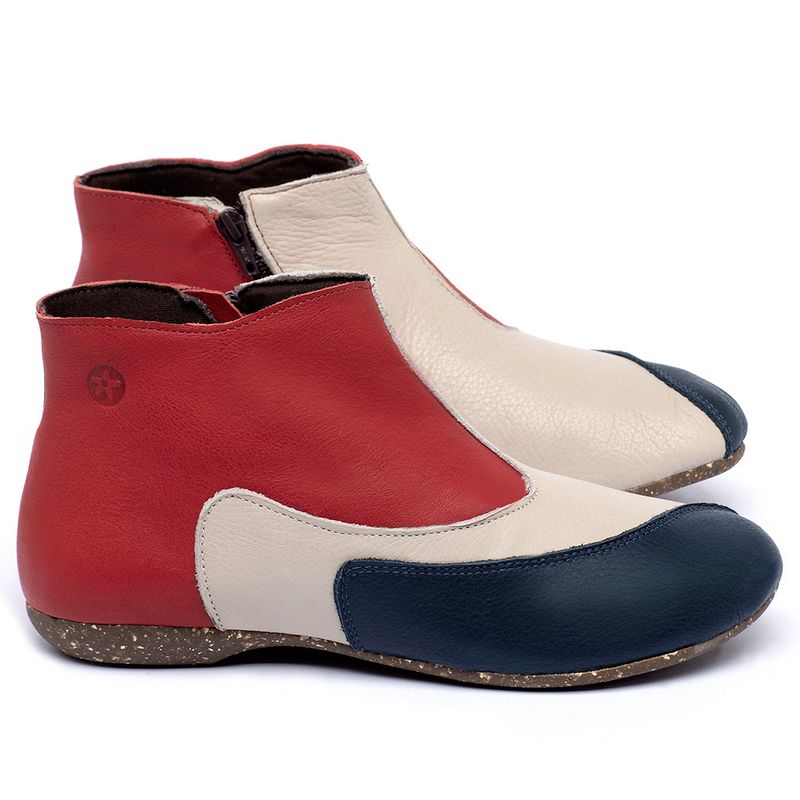 Laranja_Lima_Shoes_Sapatos_Femininos_Flat_Boot_em_Couro_Multicolor_-_Codigo_-_148037_1