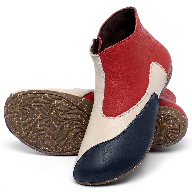 Laranja_Lima_Shoes_Sapatos_Femininos_Flat_Boot_em_Couro_Multicolor_-_Codigo_-_148037_2