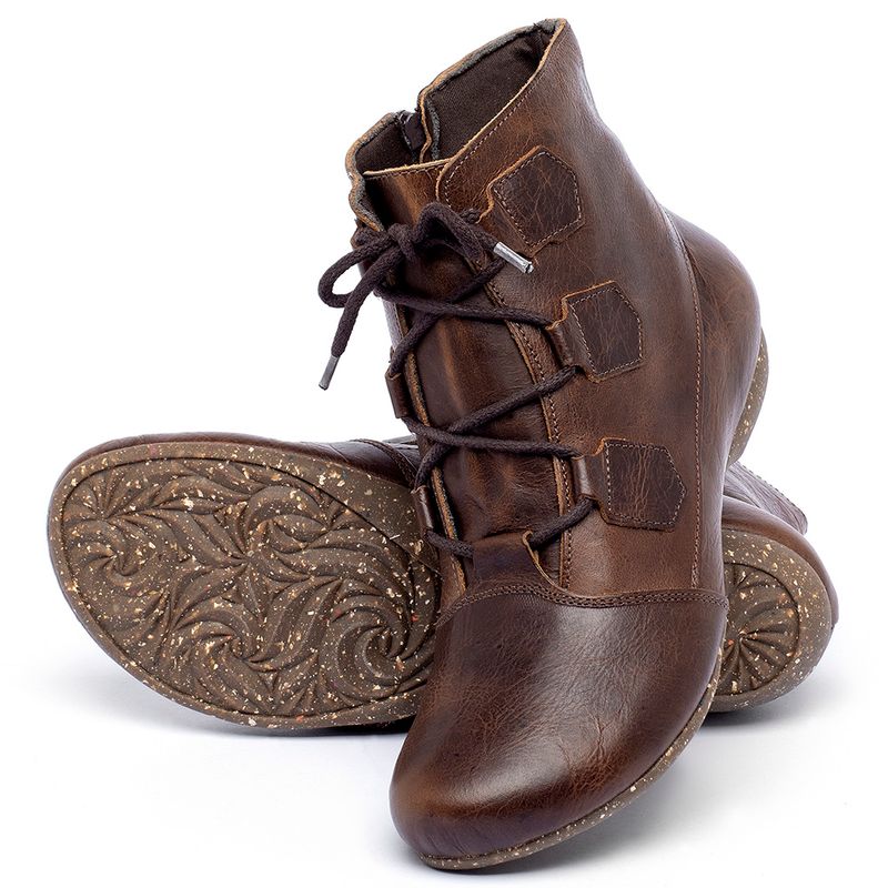 Laranja_Lima_Shoes_Sapatos_Femininos_Flat_Boot_em_Couro_Marrom_-_Codigo_-_148040_2