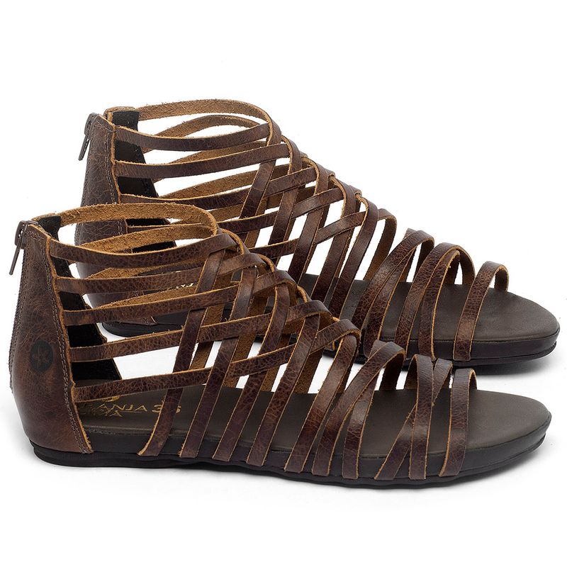 Laranja_Lima_Shoes_Sapatos_Femininos_Sandalia_Rasteira_Flat_em_Couro_Marrom_-_Codigo_-_137188_1