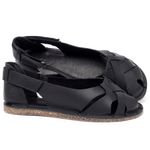 Laranja_Lima_Shoes_Sapatos_Femininos_Sandalia_Rasteira_Flat_em_Couro_Preto_-_Codigo_-_141059_1