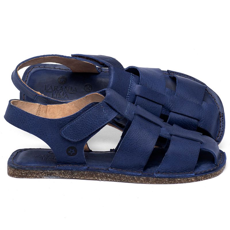 Laranja_Lima_Shoes_Sapatos_Femininos_Sandalia_Rasteira_Flat_em_Couro_Azul_-_Codigo_-_141202_1
