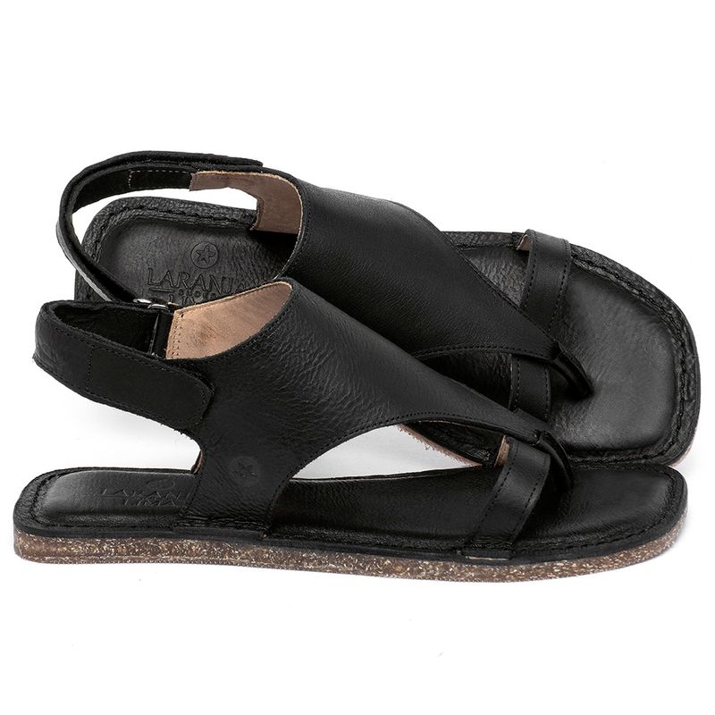 Laranja_Lima_Shoes_Sapatos_Femininos_Sandalia_Rasteira_Flat_em_Couro_Preto_-_Codigo_-_141211_1