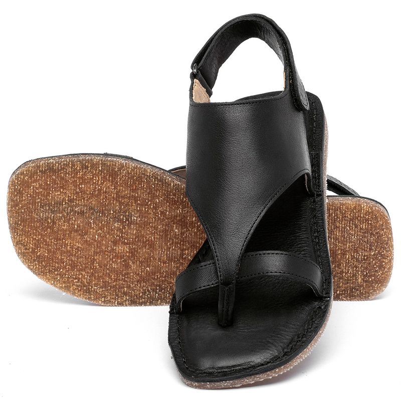 Laranja_Lima_Shoes_Sapatos_Femininos_Sandalia_Rasteira_Flat_em_Couro_Preto_-_Codigo_-_141211_2