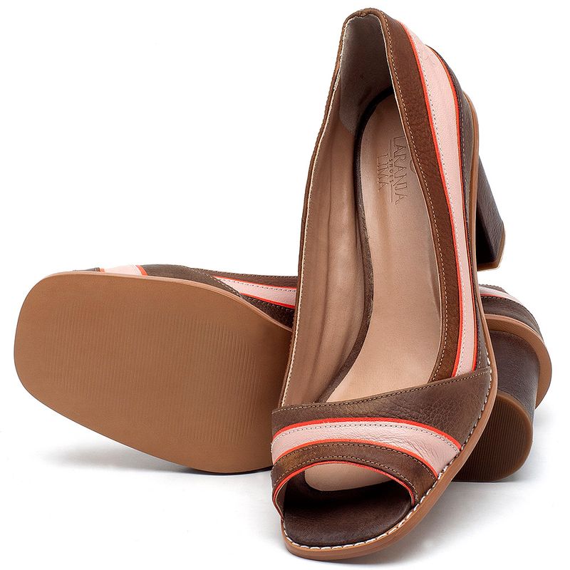 Laranja_Lima_Shoes_Sapatos_Femininos_Peep_Toe_Laranja_Lima_Shoes_Salto_de_6_cm_em_Couro_Bicolor_-_Codigo_-_3649_2