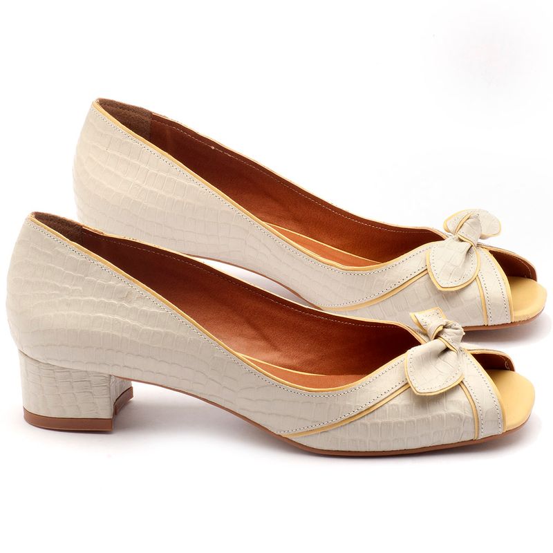 Laranja_Lima_Shoes_Sapatos_Femininos_Peep_Toe_Laranja_Lima_Shoes_Salto_de_4_cm_em_Couro_Branco_-_Codigo_-_3473_1