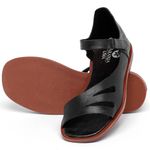 Laranja_Lima_Shoes_Sapatos_Femininos_Sandalia_Rasteira_Flat_em_Couro_Preto_-_Codigo_-_136114_2