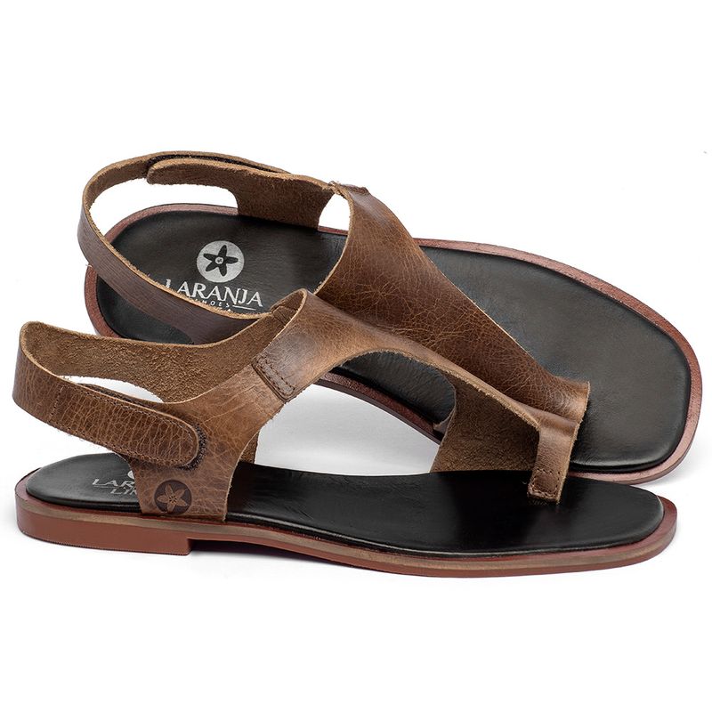Laranja_Lima_Shoes_Sapatos_Femininos_Sandalia_Rasteira_Flat_em_Couro_Marrom_-_Codigo_-_136109_1