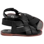 Laranja_Lima_Shoes_Sapatos_Femininos_Sandalia_Rasteira_Flat_em_Couro_Preto_-_Codigo_-_136119_1