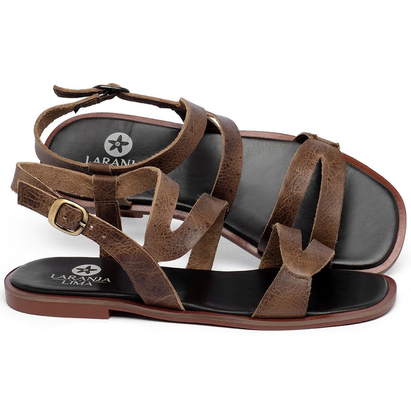 Laranja_Lima_Shoes_Sapatos_Femininos_Sandalia_Rasteira_Flat_em_Couro_Marrom_-_Codigo_-_136113_1