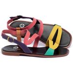 Laranja_Lima_Shoes_Sapatos_Femininos_Sandalia_Rasteira_Flat_em_Couro_Colorido_-_Codigo_-_136113_1