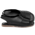Laranja_Lima_Shoes_Sapatos_Femininos_Sandalia_Rasteira_Flat_em_Couro_Preto_-_Codigo_-_141209_1