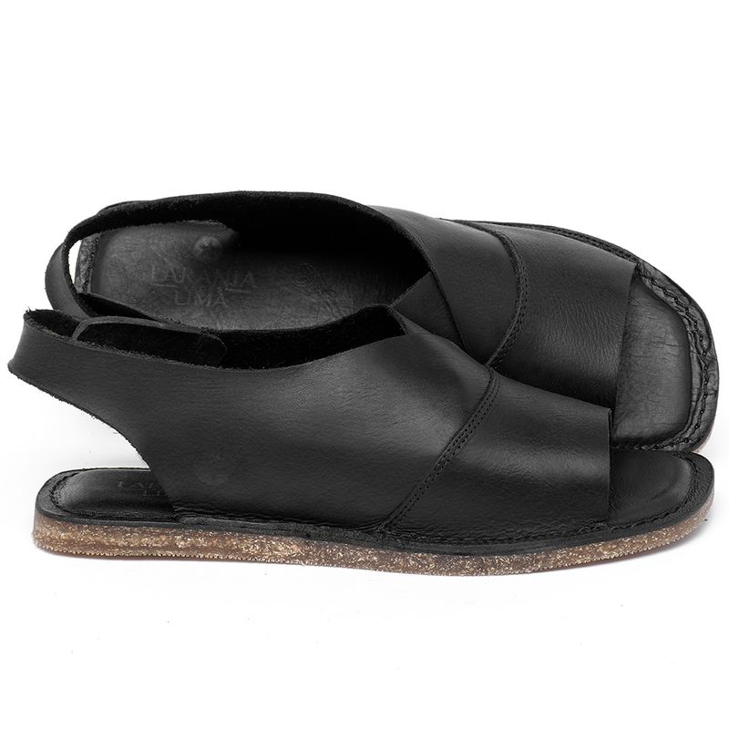 Laranja_Lima_Shoes_Sapatos_Femininos_Sandalia_Rasteira_Flat_em_Couro_Preto_-_Codigo_-_141209_1