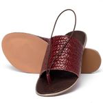 Laranja_Lima_Shoes_Sapatos_Femininos_Sandalia_Rasteira_Flat_em_Couro_Vermelho_-_Codigo_-_3657_2