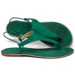Laranja_Lima_Shoes_Sapatos_Femininos_Sandalia_Rasteira_Flat_em_Couro_Verde_-_Codigo_-_3720_1