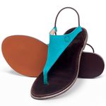 Laranja_Lima_Shoes_Sapatos_Femininos_Sandalia_Rasteira_Flat_em_Couro_Azul_-_Codigo_-_3720_2