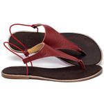 Laranja_Lima_Shoes_Sapatos_Femininos_Sandalia_Rasteira_Flat_em_Couro_Vermelho_-_Codigo_-_3720_1