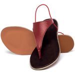 Laranja_Lima_Shoes_Sapatos_Femininos_Sandalia_Rasteira_Flat_em_Couro_Vermelho_-_Codigo_-_3720_2