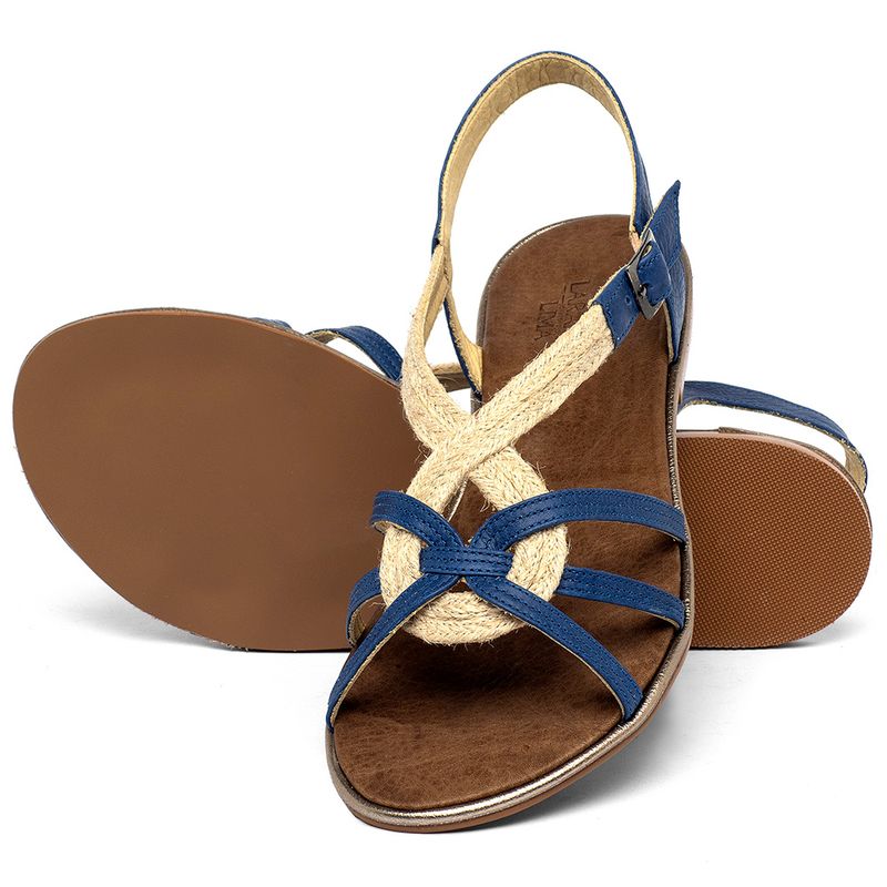 Laranja_Lima_Shoes_Sapatos_Femininos_Sandalia_Rasteira_Flat_em_Couro_Azul_-_Codigo_-_3764_2