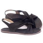 Laranja_Lima_Shoes_Sapatos_Femininos_Sandalia_Rasteira_Flat_em_Couro_Preto_-_Codigo_-_3654_1