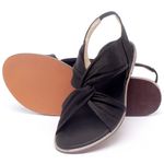Laranja_Lima_Shoes_Sapatos_Femininos_Sandalia_Rasteira_Flat_em_Couro_Preto_-_Codigo_-_3654_2