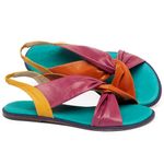 Laranja_Lima_Shoes_Sapatos_Femininos_Sandalia_Rasteira_Flat_em_Couro_Multicolor_-_Codigo_-_3654_1