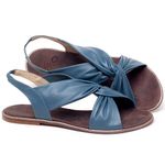 Laranja_Lima_Shoes_Sapatos_Femininos_Sandalia_Rasteira_Flat_em_Couro_Azul_-_Codigo_-_3654_1