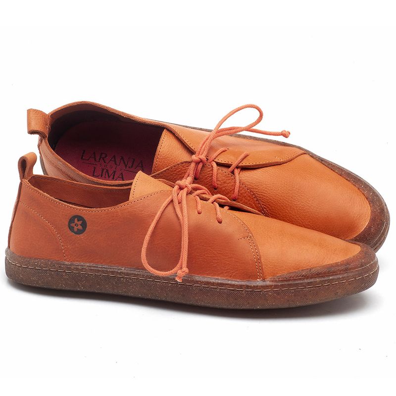 Laranja_Lima_Shoes_Sapatos_Masculinos_Tenis_Masculino_Cano_Baixo_em_Couro_Laranja_-_Codigo_-_141085_1