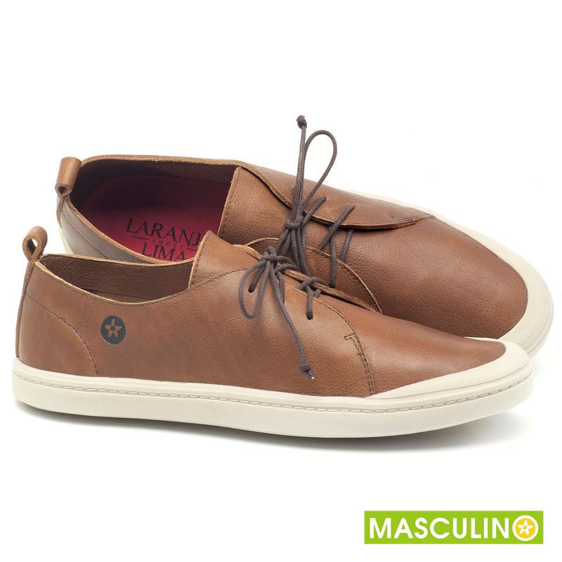 Laranja_Lima_Shoes_Sapatos_Masculinos_Tenis_Masculino_Cano_Baixo_em_Couro_Caramelo_-_Codigo_-_141085_1