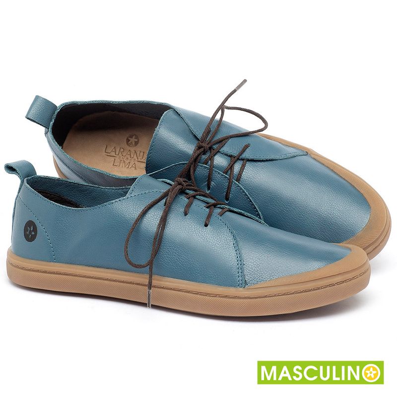 Laranja_Lima_Shoes_Sapatos_Masculinos_Tenis_Masculino_Cano_Baixo_em_Couro_Azul_-_Codigo_-_141085_1