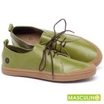 Laranja_Lima_Shoes_Sapatos_Masculinos_Tenis_Masculino_Cano_Baixo_em_Couro_Verde_-_Codigo_-_141085_1