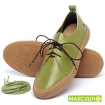 Laranja_Lima_Shoes_Sapatos_Masculinos_Tenis_Masculino_Cano_Baixo_em_Couro_Verde_-_Codigo_-_141085_2