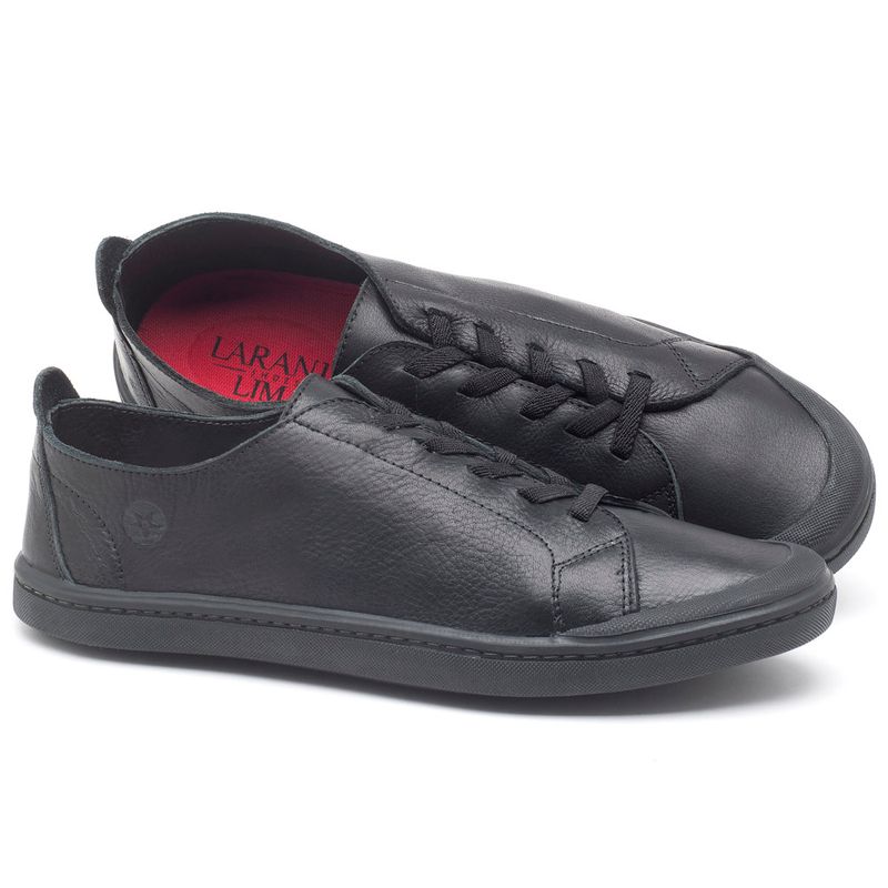 Laranja_Lima_Shoes_Sapatos_Masculinos_Tenis_Masculino_Cano_Baixo_em_Couro_Preto_-_Codigo_-_141088_1