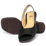 Laranja_Lima_Shoes_Sapatos_Femininos_Sapatilha_Peep_Toe_em_Couro_Preto_-_Codigo_-_9511_2