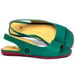 Laranja_Lima_Shoes_Sapatos_Femininos_Sapatilha_Peep_Toe_em_Couro_Verde_-_Codigo_-_9511_1