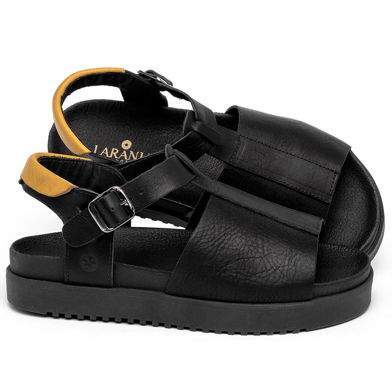 Laranja_Lima_Shoes_Sapatos_Femininos_Sandalia_Rasteira_Birken_em_Couro_Preto_-_Codigo_-_137358_1
