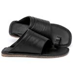 Laranja_Lima_Shoes_Sapatos_Femininos_Sandalia_Rasteira_Flat_em_Couro_Preto_-_Codigo_-_141204_1