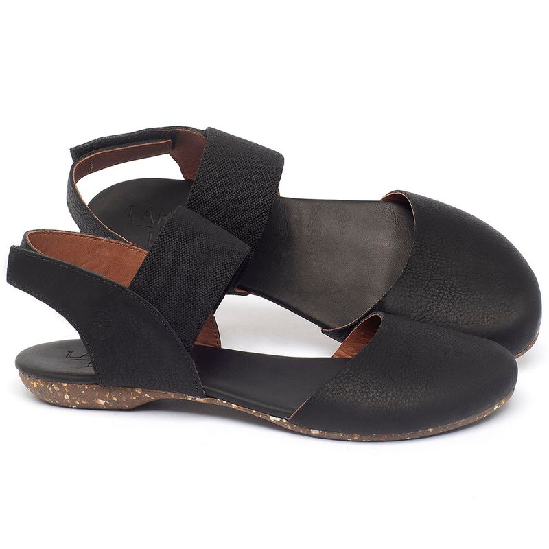 Laranja_Lima_Shoes_Sapatos_Femininos_Sapatilha_Bico_Redondo_em_Couro_Preto_-_Codigo_-_148027_1