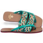 Laranja_Lima_Shoes_Sapatos_Femininos_Sandalia_Rasteira_Flat_em_Couro_Azul_-_Codigo_-_3763_1