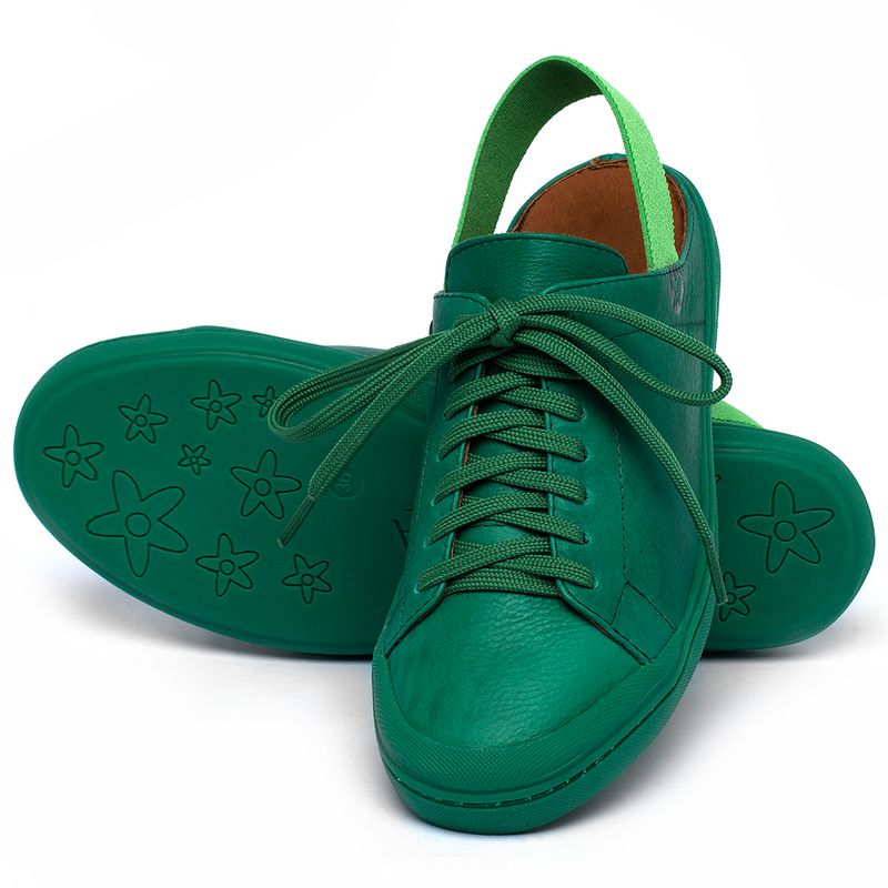 Laranja_Lima_Shoes_Sapatos_Femininos_Tenis_Cano_Baixo_em_Couro_Verde_-_Codigo_-_9507_2