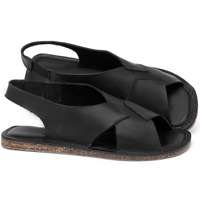 Laranja_Lima_Shoes_Sapatos_Femininos_Sandalia_Rasteira_Flat_em_Couro_Preto_-_Codigo_-_141207_1