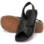 Laranja_Lima_Shoes_Sapatos_Femininos_Sandalia_Rasteira_Flat_em_Couro_Preto_-_Codigo_-_141207_2