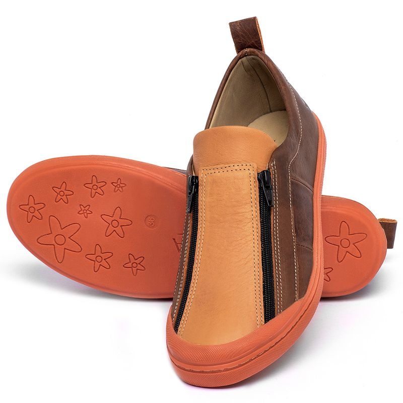 Laranja_Lima_Shoes_Sapatos_Femininos_Tenis_Cano_Baixo_em_Couro_Laranja_-_Codigo_-_9509_2