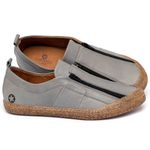 Laranja_Lima_Shoes_Sapatos_Femininos_Tenis_Cano_Baixo_em_Couro_Cinza_-_Codigo_-_9509_1