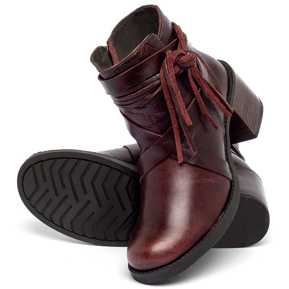 Bota cano curto salto 6 hot sale cm