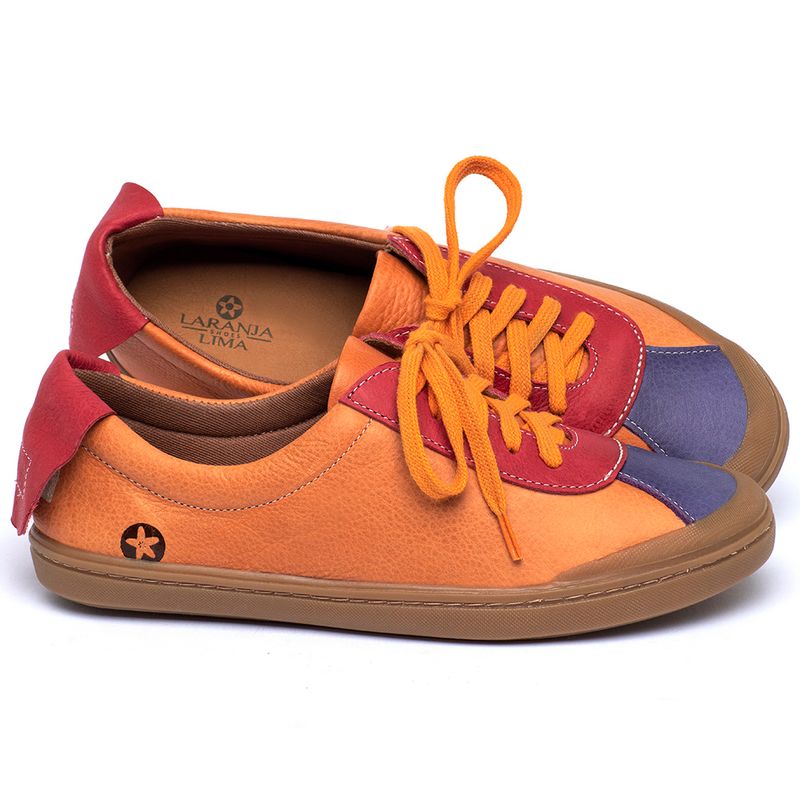 Laranja_Lima_Shoes_Sapatos_Femininos_Tenis_Cano_Baixo_em_Couro_Colorido_-_Codigo_-_9557_1